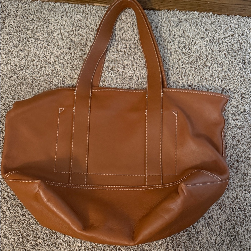J.Crew Genuine Leather Tote / Shoulder Bag